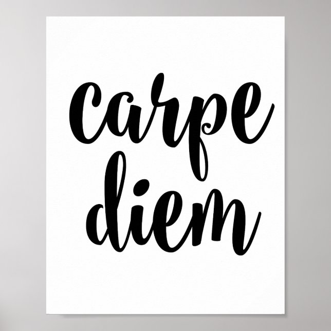 Carpe diem poster (Framsidan)