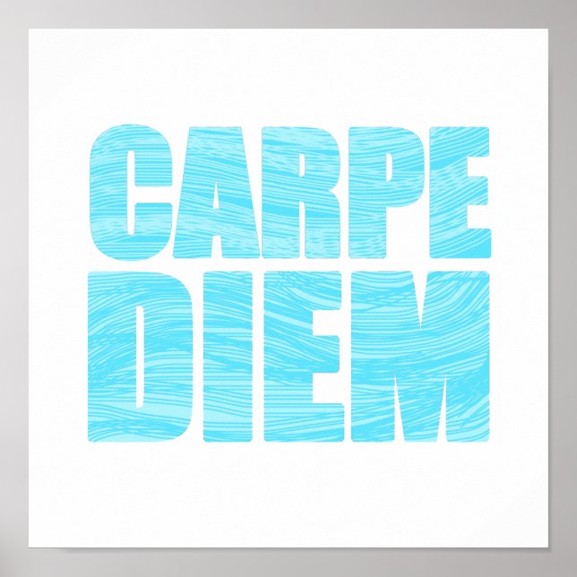 Carpe Diem Poster (Framsidan)