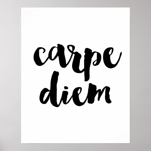 Carpe Diem Poster (Framsidan)