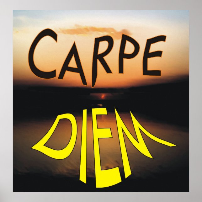 CARPE DIEM POSTER (Framsidan)