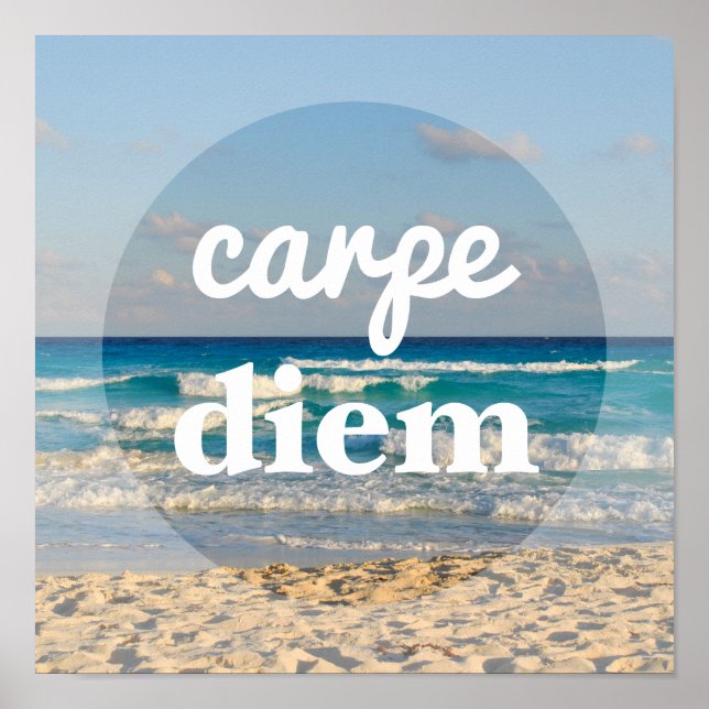 Carpe Diem Poster (Framsidan)