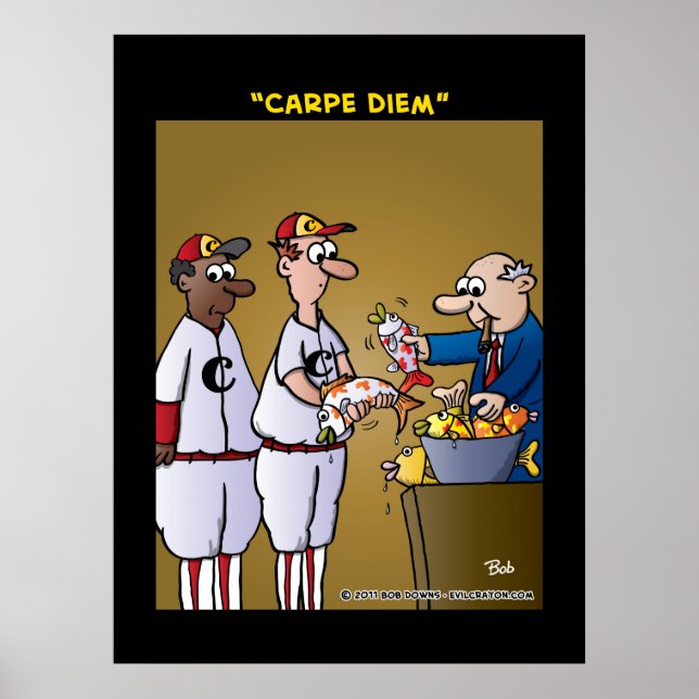 "Carpe Diem" Poster (Framsidan)