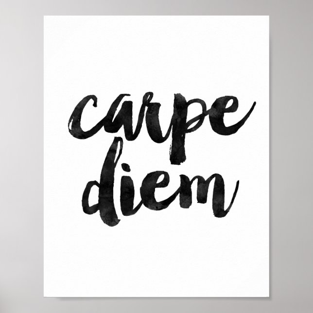 Carpe Diem Poster (Framsidan)