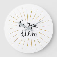 Carpe Diem Räcka-märkt typografidesign