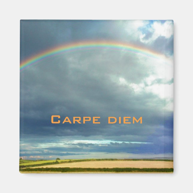 Carpe Diem Rainbow Magnet (Framsidan)