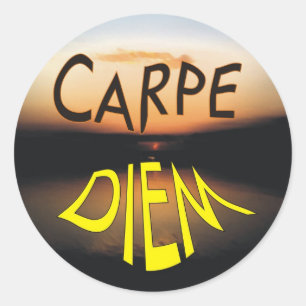 CARPE DIEM RUNT KLISTERMÄRKE