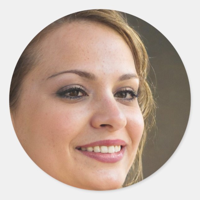 Carpe Diem Runt Klistermärke (Framsida)