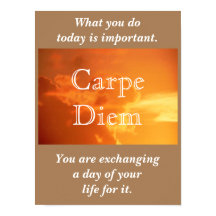 Carpe Diem - Seize day - Art print
