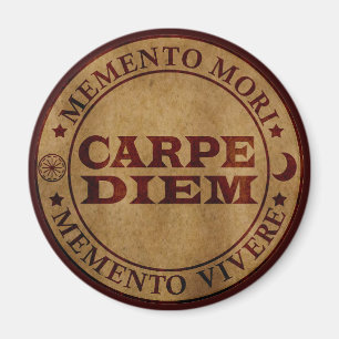 Carpe diem Seize Day Memento mori Magnet