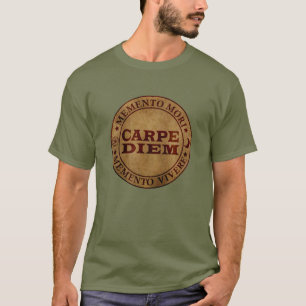 Carpe diem Seize Day Memento mori T Shirt
