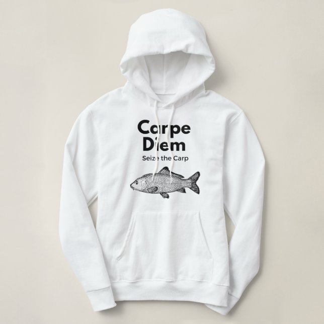 Carpe Diem Seize the Carp Fishing Shirt, Funny T Shirt (Design framsida)