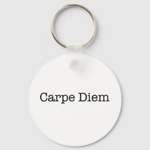 Carpe Diem Seize the Day Quote - Citat Nyckelring