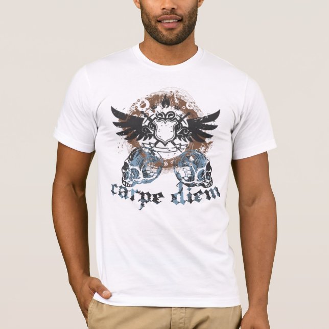 Carpe Diem skjorta T Shirt (Framsida)