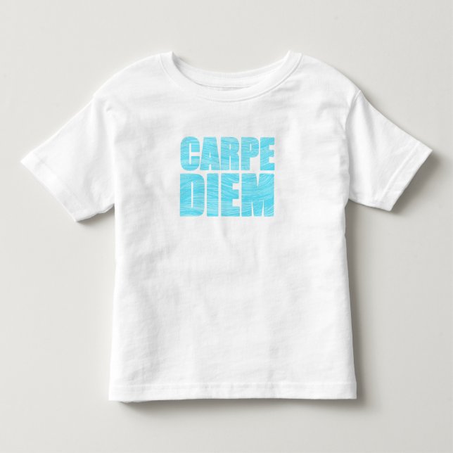 Carpe Diem Småbarn T-shirt (Framsida)