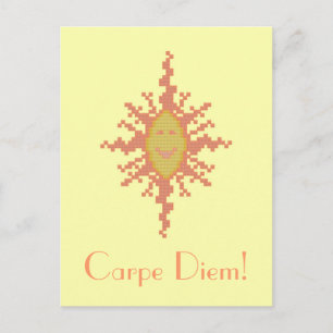 Carpe Diem! Solsprängskort Vykort
