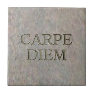 Carpe Diem Stone small tile Kakelplatta