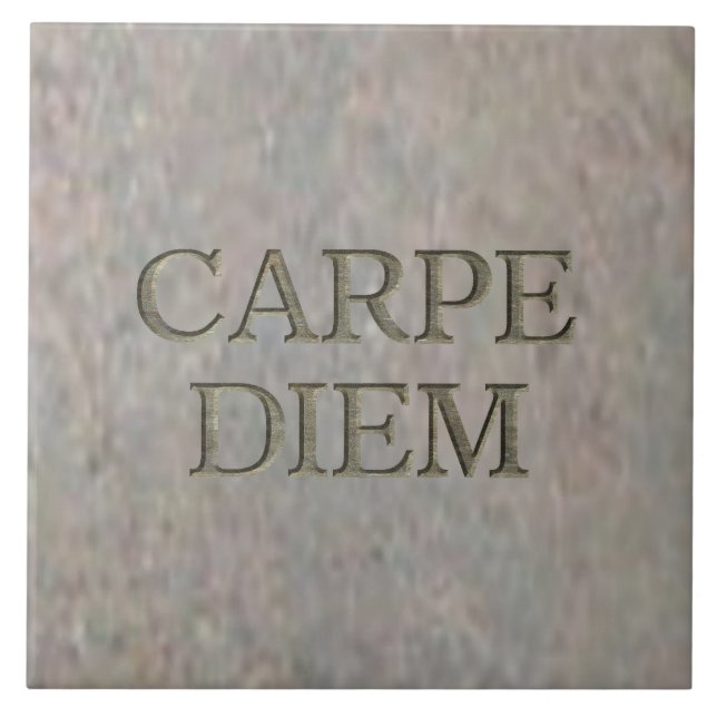 Carpe Diem Stone stor panel Kakelplatta (Framsidan)