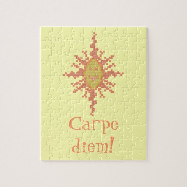 Carpe-diem! Sunburst Puzzle Pussel (Vertikal)