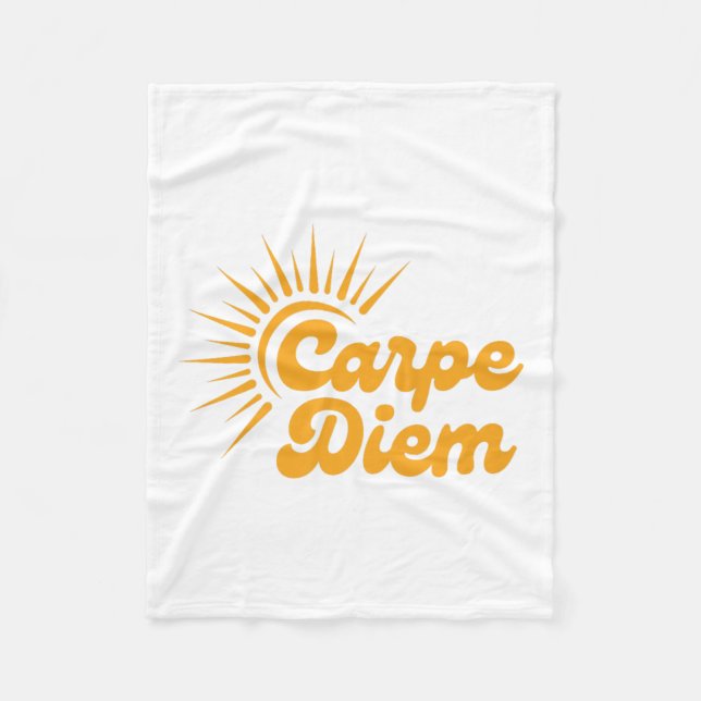 Carpe Diem Sunrise Premium  Fleecefilt (Framsidan)