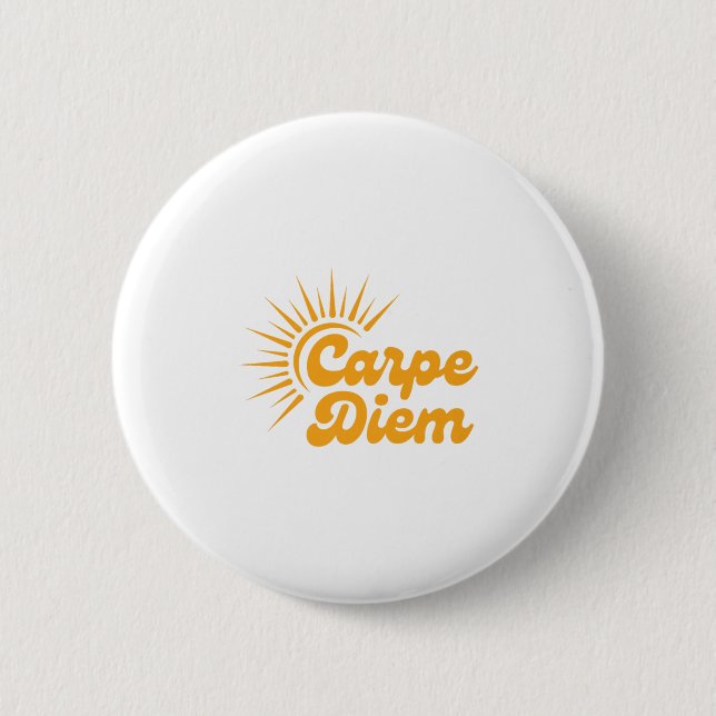 Carpe Diem Sunrise Premium  Knapp (Framsida)