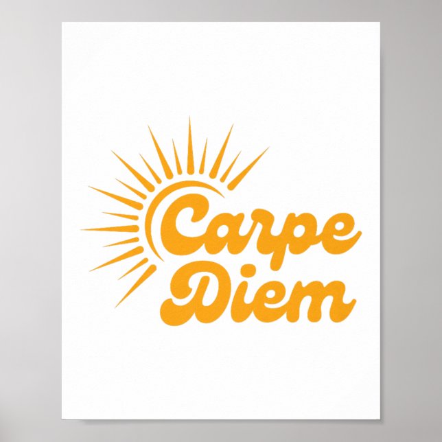 Carpe Diem Sunrise Premium  Poster (Framsidan)