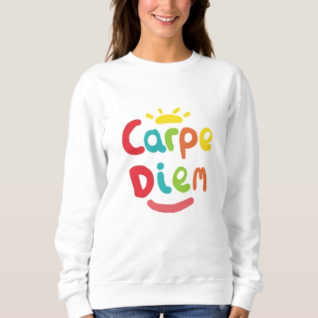 Carpe Diem T Shirt (Framsida)