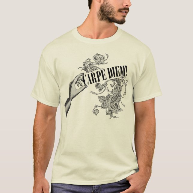 Carpe Diem! T Shirt (Framsida)