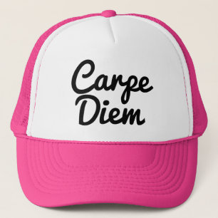 Carpe Diem ta vara på dagen anpassad färg trucker Keps