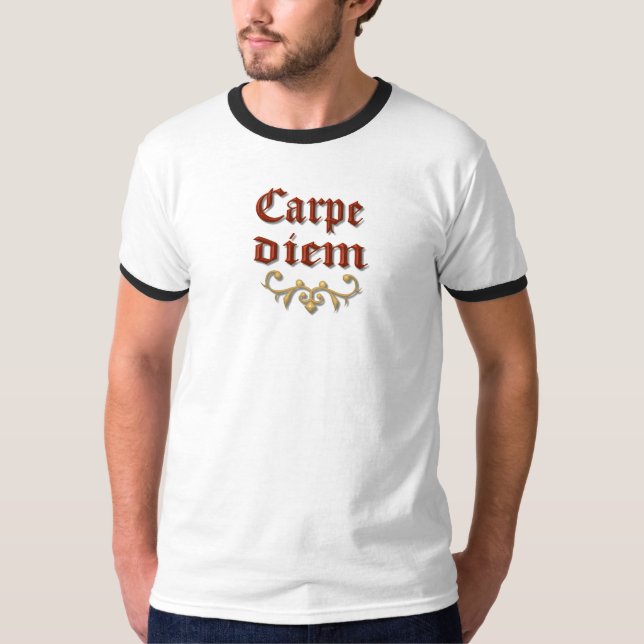 Carpe diem tee (Framsida)
