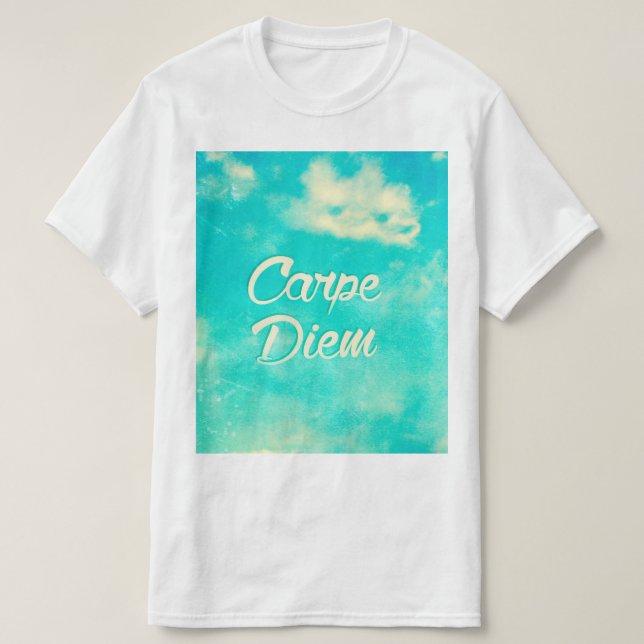 Carpe Diem Tee Shirt (Design framsida)