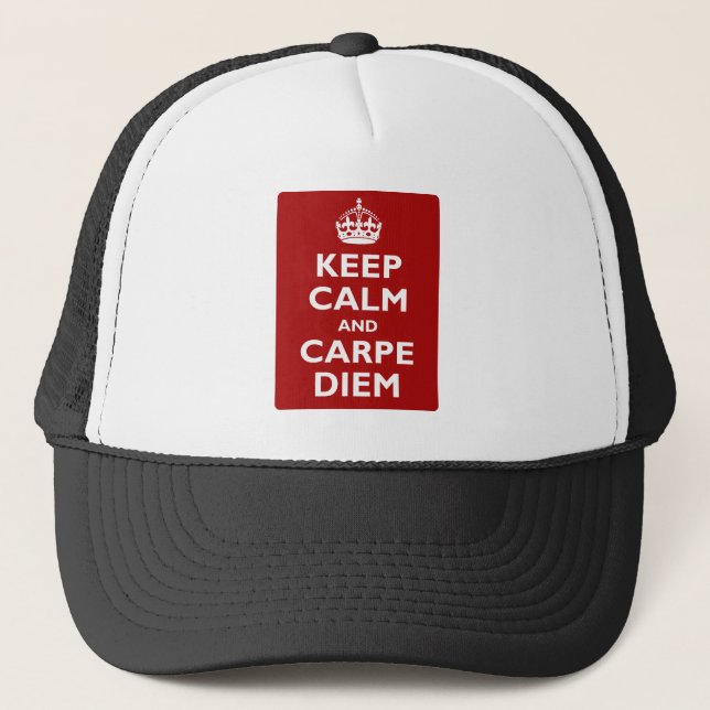 Carpe Diem! Truckerkeps (Framsida)