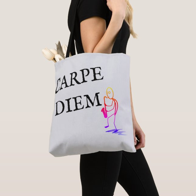 Carpe Diem Tygkasse (Närbild)
