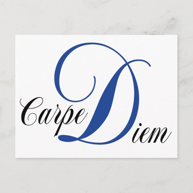 Carpe Diem Vykort (Framsida)