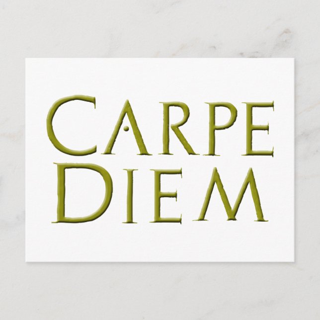 Carpe Diem vykort (Framsida)