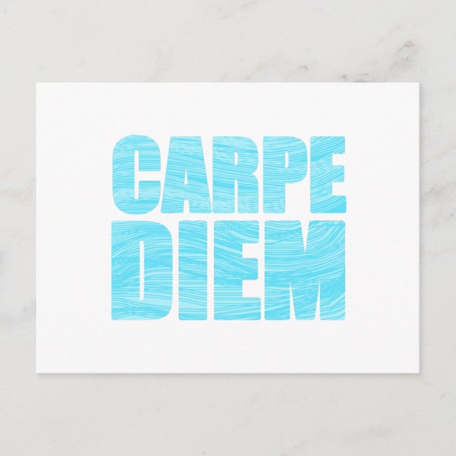 Carpe Diem vykort (Framsida)