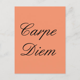 Carpe Diem-vykort Vykort
