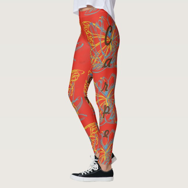 Carpe Diem Yoga Leggings (Vänster)