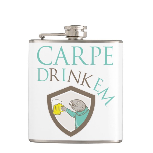 Carpe Drinkem flaska Fickplunta (Framsidan)