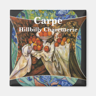 Carpe Hillbilly Charcuterie Kalla Kött Pâté T-Shir Magnet
