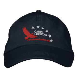 Carpe Libertas (Seize Liberty) Sockel Broderad Keps