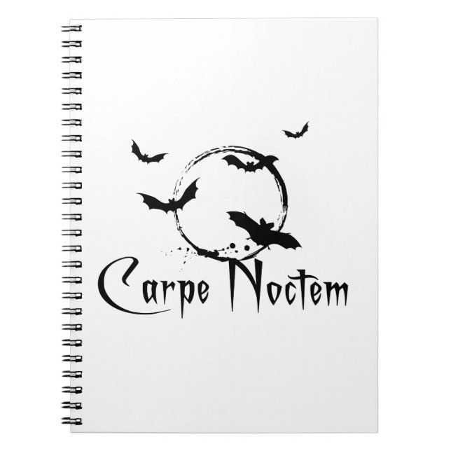 Carpe noctem anteckningsbok (Framsidan)