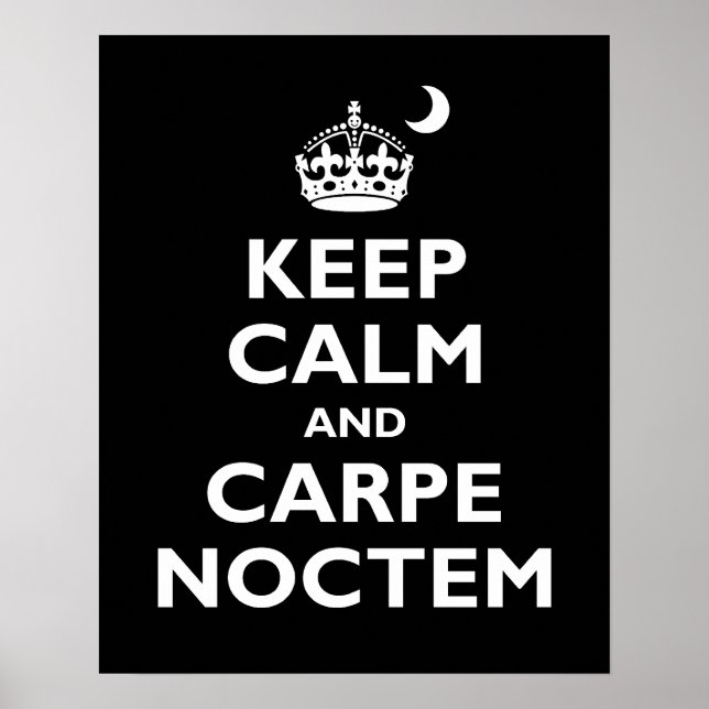 Carpe Noctem! Poster (Framsidan)
