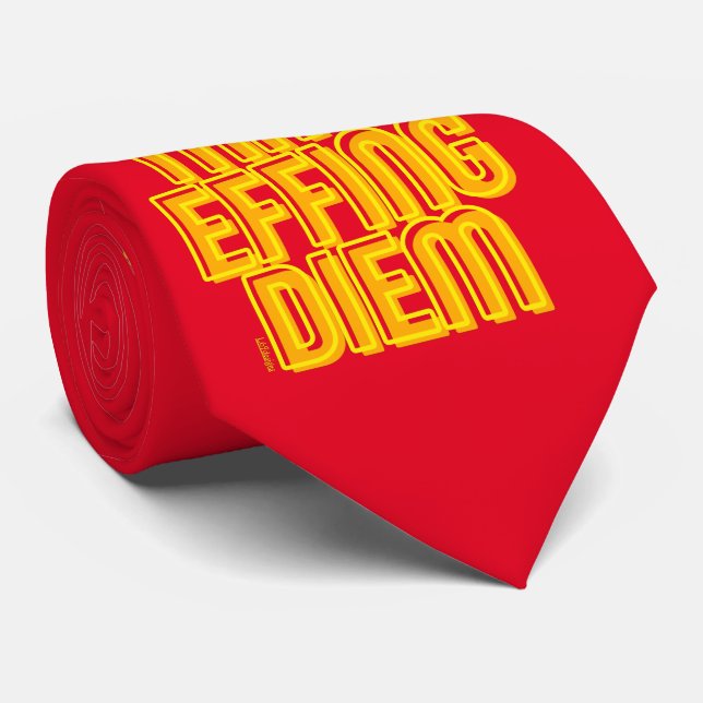 CARPE SOM EFFF DIEM Latin-citat Slips (Rullad)