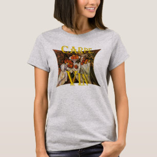 Carpe Vin Vino Wine Zinfandel Tiki Bar Enoteca T Shirt