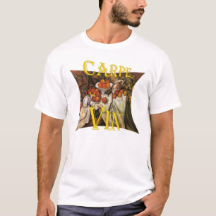 Carpe Vin Vino Wine Zinfandel Tiki Bar Enoteca T Shirt