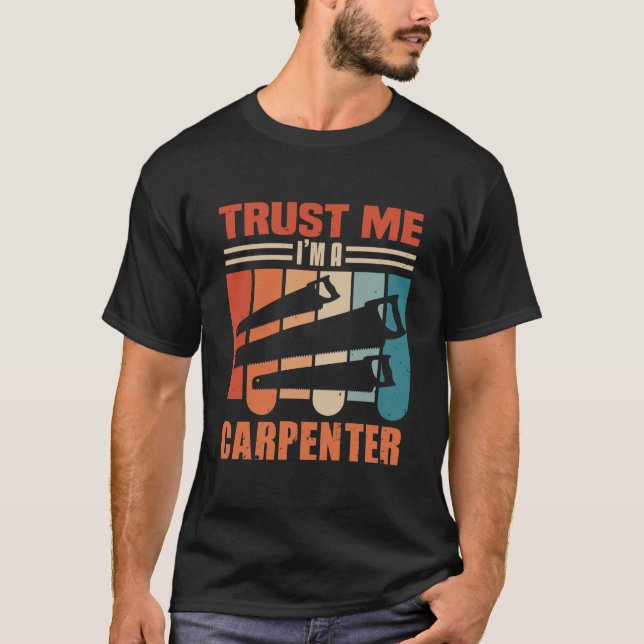 Carpenter Carpenter retro-present T Shirt (Framsida)