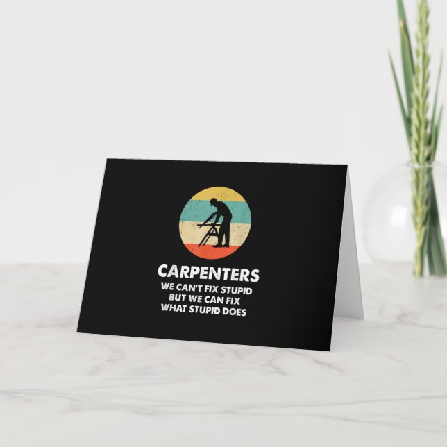 Carpenter Funny Carpenter Kort (Framsida)