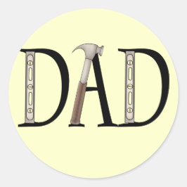 Carpenter Gifts Runt Klistermärke