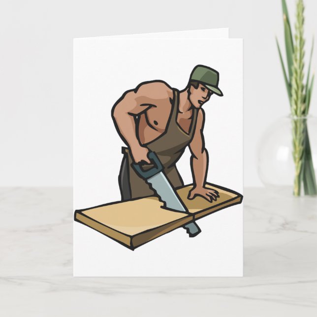 Carpenter Greeting Cards Kort (Framsida)