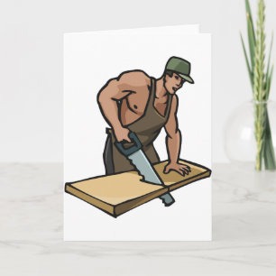 Carpenter Greeting Cards Kort